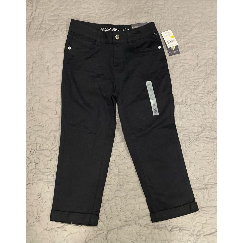 US Polo Association Girls Capri Pants 10 New